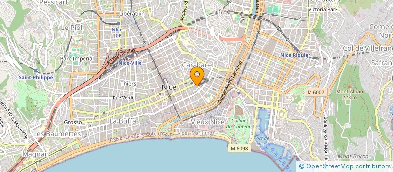 localisation de l'entreprise LES 3 G à NICE