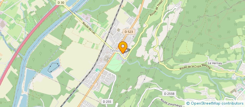 localisation de l'entreprise LES 3 G  CRETS EN BELLEDONNE