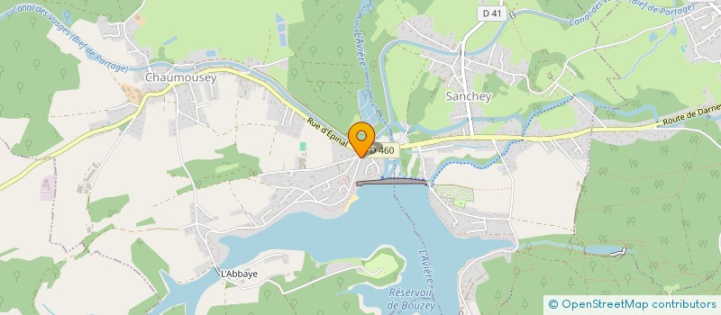 localisation de l'entreprise LES 3 G  CHAUMOUSEY