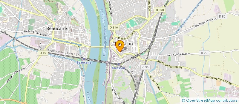 localisation de l'entreprise LES 3 G  TARASCON