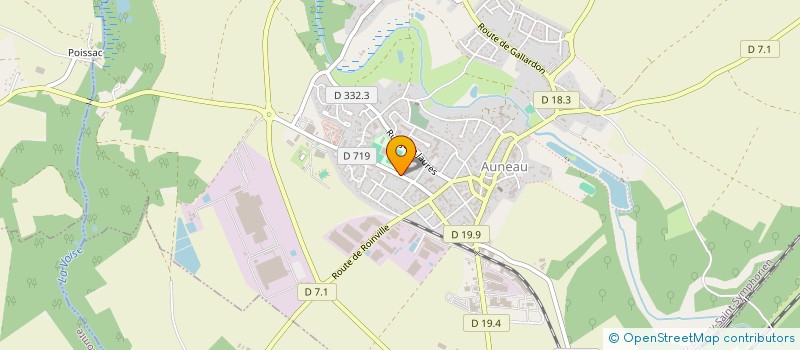 localisation de l'entreprise LES 3 G à AUNEAU-BLEURY-SAINT-SYMPHORIEN