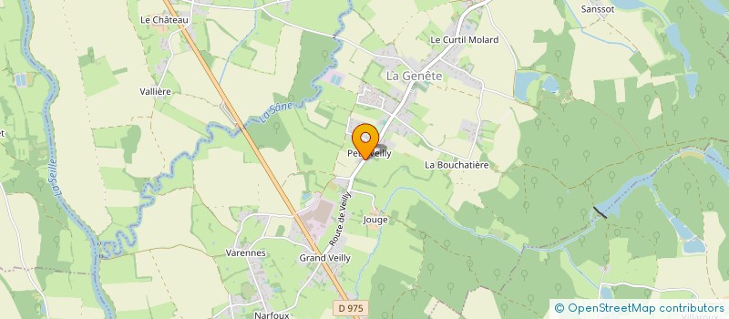 localisation de l'entreprise LES 3 G  LA GENETE