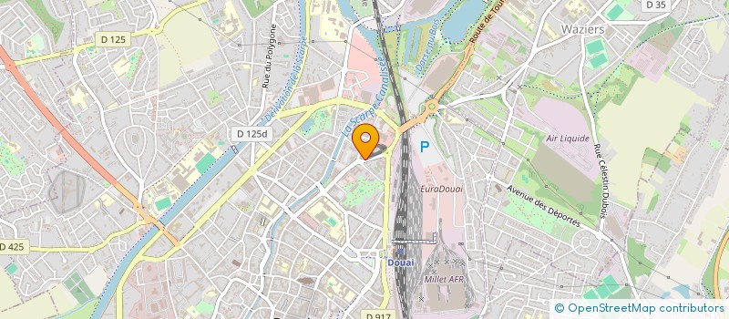 localisation de l'entreprise LES 3 G à DOUAI