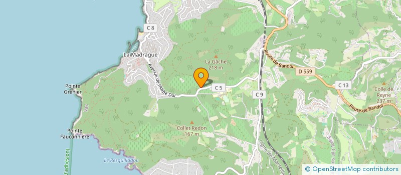 localisation de l'entreprise LES 3 G DAU à SAINT-CYR-SUR-MER