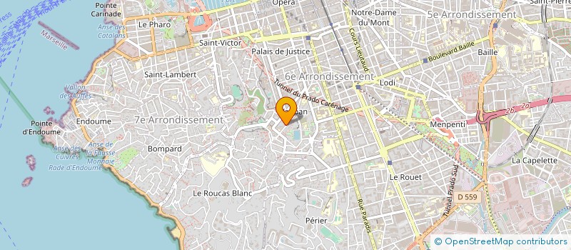 localisation de l'entreprise LES 3 GAFFA à MARSEILLE
