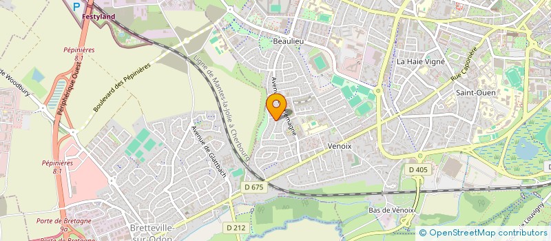 localisation de l'entreprise LES 3 GO à CAEN