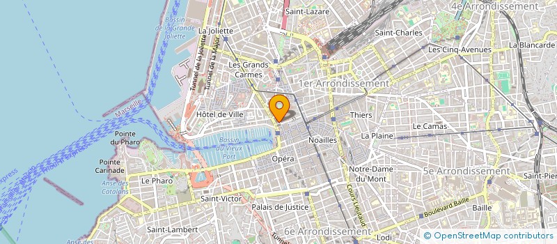 localisation de l'entreprise LES 3 GROINS à MARSEILLE 1ER
