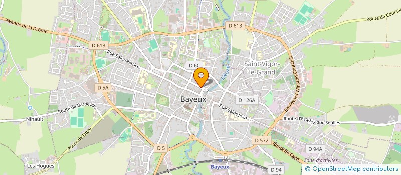 localisation de l'entreprise LES 3 H  NONANT