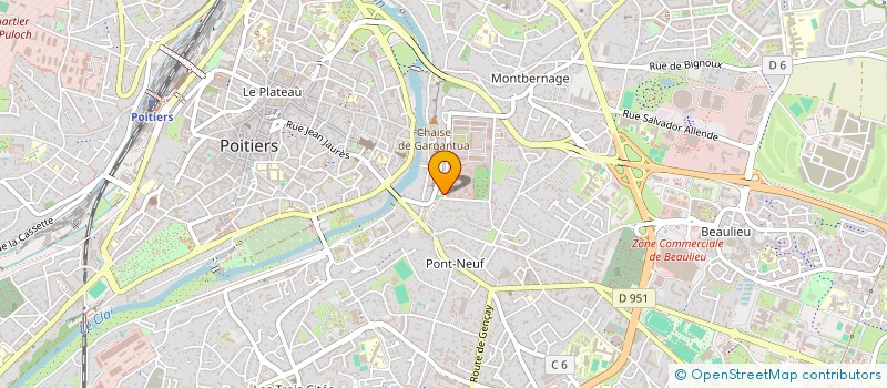 localisation de l'entreprise LES 3 HELIADES  POITIERS