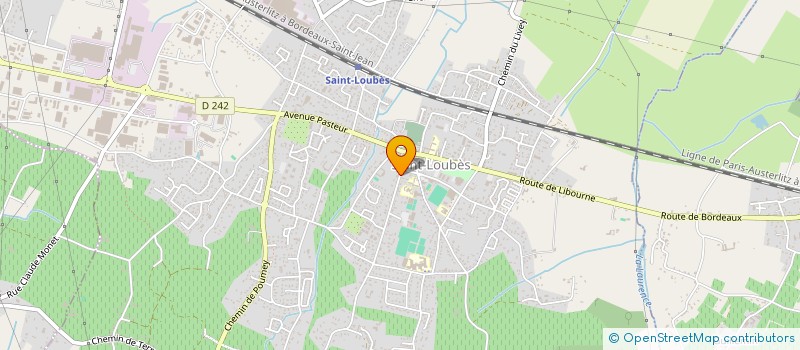 localisation de l'entreprise LES 3 HIRONDELLES  SAINT-LOUBES