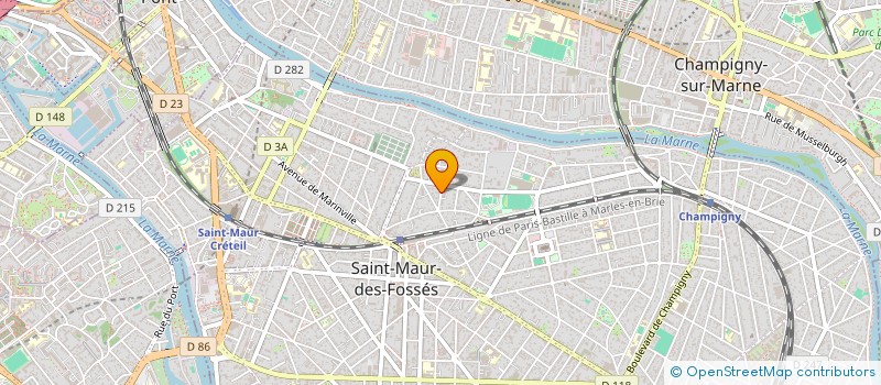 localisation de l'entreprise LES 3 HORLOGES à SAINT-MAUR-DES-FOSSES