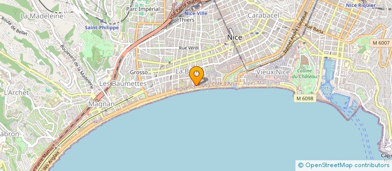 localisation de l'entreprise LES 3 I INVEST IMM INTERN à NICE