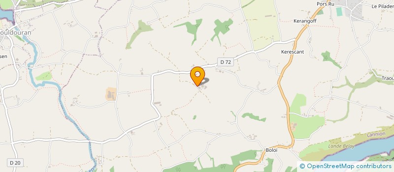 localisation de l'entreprise LES 3 ILES  PLEUDANIEL