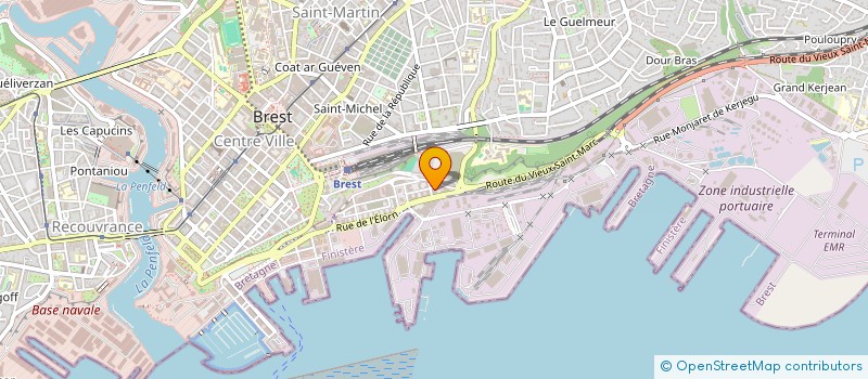 localisation de l'entreprise LES 3 ILETS  BREST