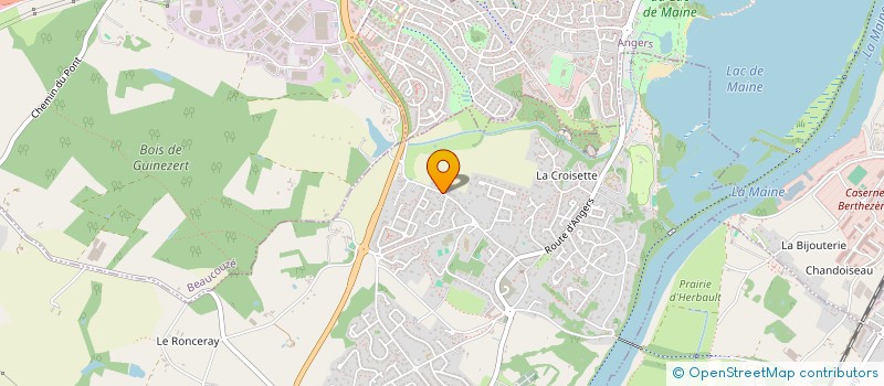 localisation de l'entreprise LES 3 IMAGES  BOUCHEMAINE