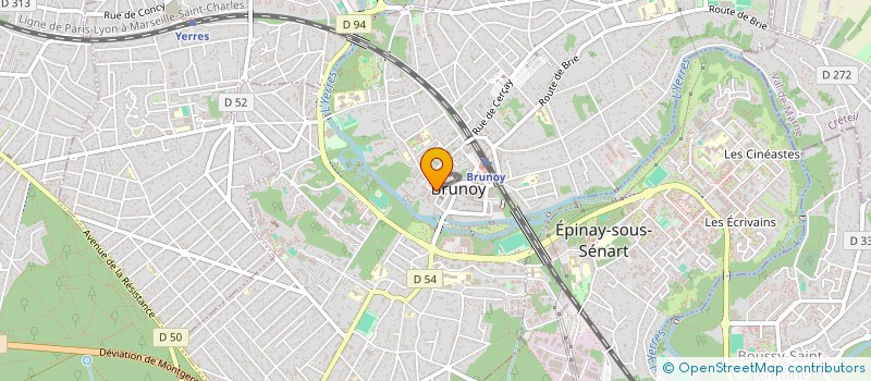 localisation de l'entreprise LES 3 J à BRUNOY