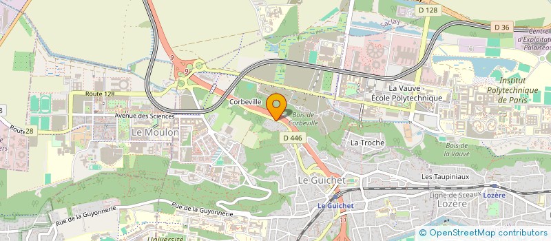 localisation de l'entreprise LES 3 JO REUNIS à ORSAY