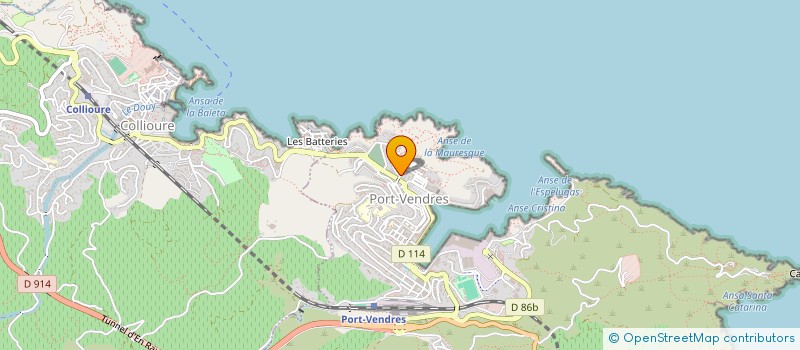 localisation de l'entreprise LES 3 K.CZL à PORT-VENDRES