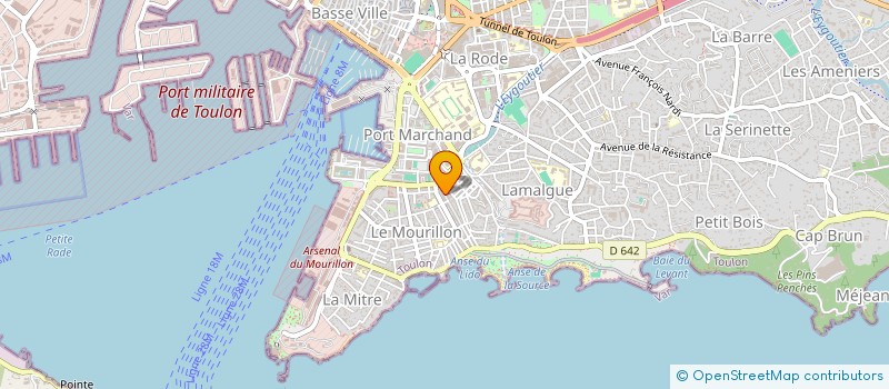 localisation de l'entreprise LES 3 L à TOULON