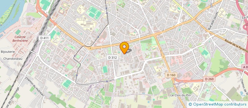 localisation de l'entreprise LES 3 L à ANGERS