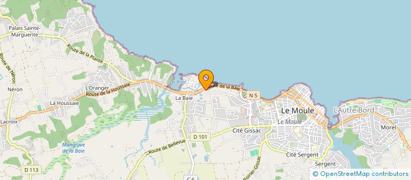 localisation de l'entreprise LES 3 L à LE MOULE