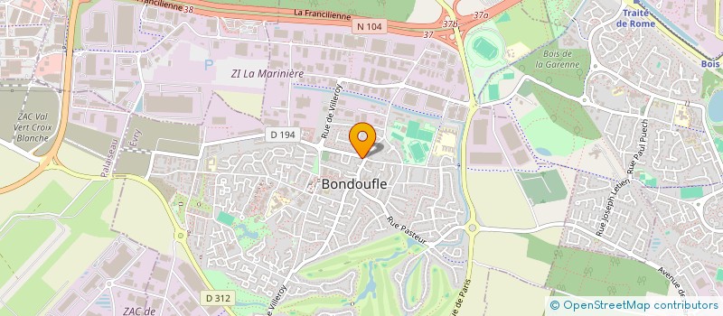 localisation de l'entreprise LES 3 L à BONDOUFLE
