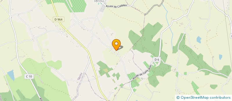 localisation de l'entreprise LES 3 L  TECOU