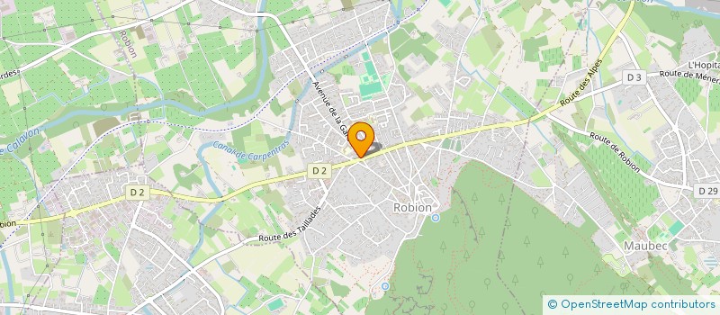 localisation de l'entreprise LES 3 L  ROBION