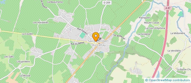 localisation de l'entreprise LES 3 L LIENS - LOISIRS - LAYON à VAL-DU-LAYON