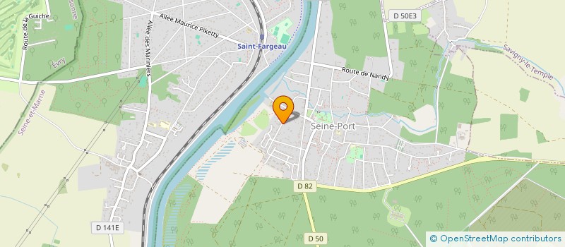 localisation de l'entreprise LES 3 LIENS  SEINE-PORT