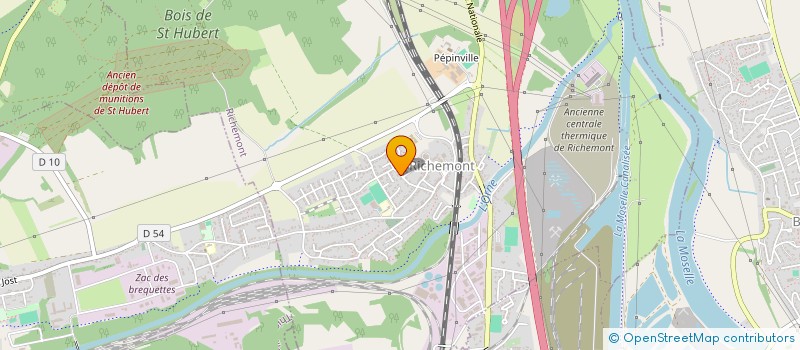 localisation de l'entreprise LES 3 LOUISE  RICHEMONT