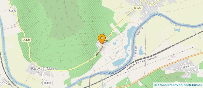 localisation de l'entreprise LES 3 LOUPS  TRELOU-SUR-MARNE