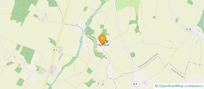 localisation de l'entreprise LES 3 M  SOMMIERES-DU-CLAIN