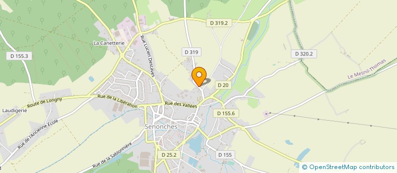 localisation de l'entreprise LES 3 M à LA FRAMBOISIERE