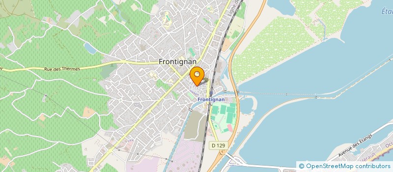 localisation de l'entreprise LES 3 M à FRONTIGNAN