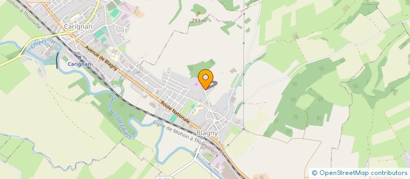 localisation de l'entreprise LES 3 M  BLAGNY