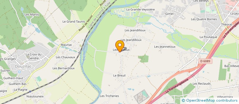 localisation de l'entreprise LES 3 M  NEUVIC