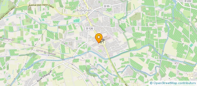 localisation de l'entreprise LES 3 M  AUBIGNAN