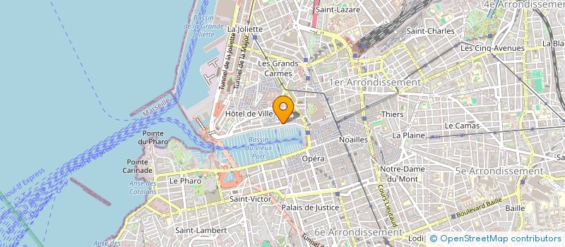 localisation de l'entreprise LES 3 M à MARSEILLE