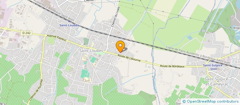 localisation de l'entreprise LES 3 M  SAINT-LOUBES