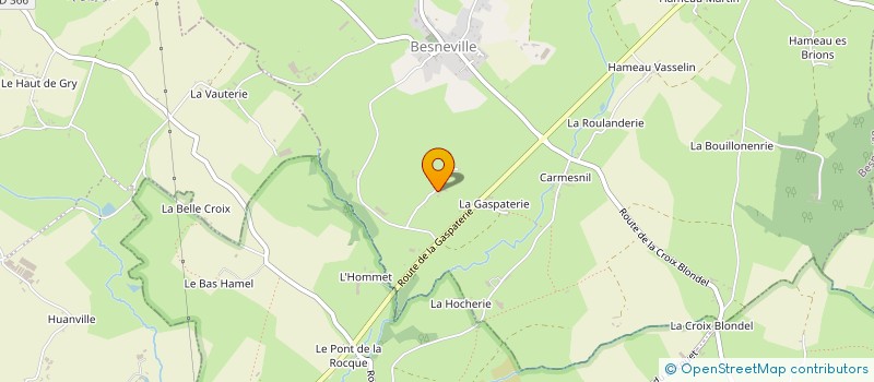 localisation de l'entreprise LES 3 MA  BESNEVILLE