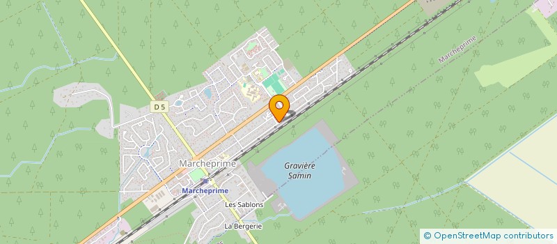 localisation de l'entreprise LES 3 MADEIRAS  MARCHEPRIME