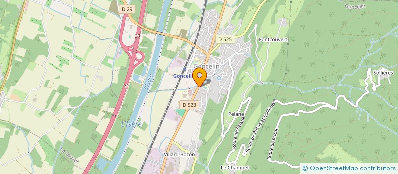 localisation de l'entreprise LES 3 MAILLETS DE L'ENFANCE  GONCELIN