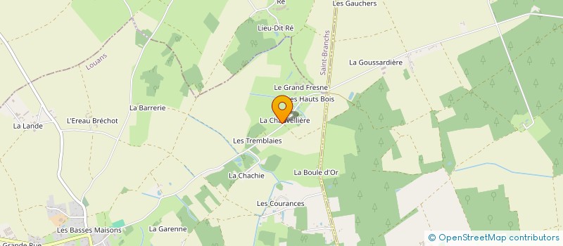 localisation de l'entreprise LES 3 MAISONS à LOUANS