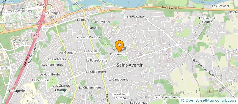 localisation de l'entreprise LES 3 MALAMUTES  SAINT-AVERTIN