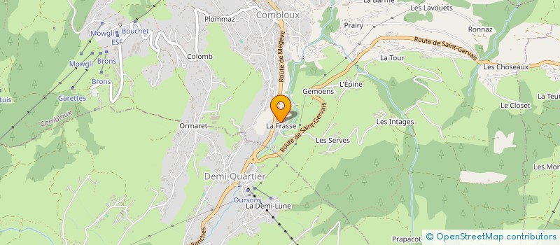 localisation de l'entreprise LES 3 MARIN  COMBLOUX