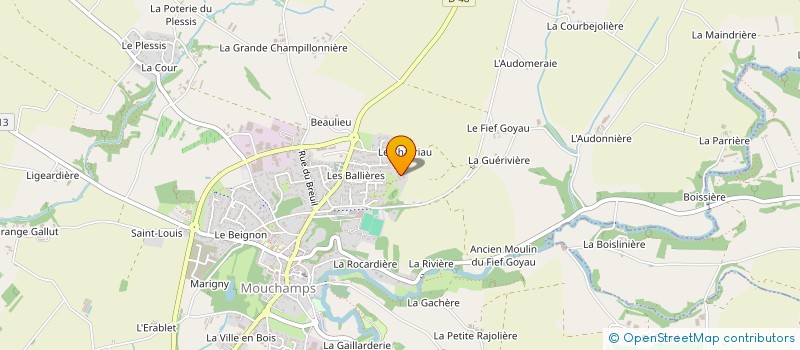 localisation de l'entreprise LES 3 MATS à MOUCHAMPS