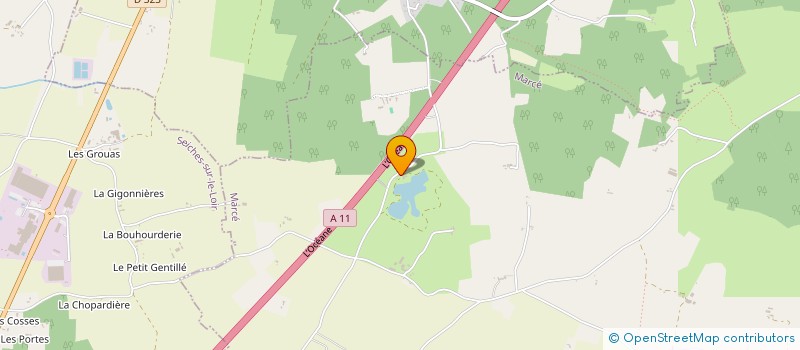 localisation de l'entreprise LES 3 MATS IMMO  MARCE