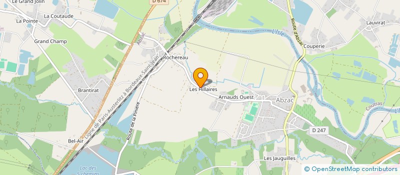 localisation de l'entreprise LES 3 MERES VEILLENT  ABZAC