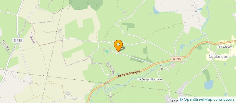 localisation de l'entreprise LES 3 MERLETTES à COULANDON